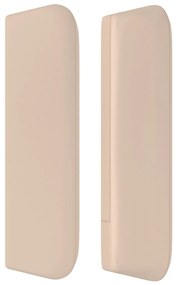 cappuccino műbőr szárnyas fejtámla 203x16x78/88 cm