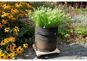 Fa gurulós virágállvány (magasság 8 cm) Indoor &amp; Outdoor – Esschert Design