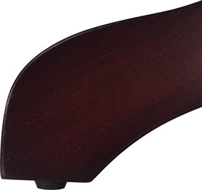 Étkezőasztal, kerek, gesztenye, átmérő 106 cm, TABLOS