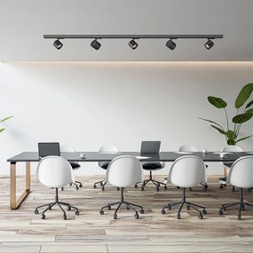RENDL IRIS 9 pro tříokr. lištu černá 230V LED 12W 24° 3000K