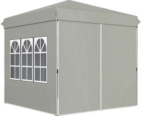Outsunny Pavilon 2.5x2.5m, Vízálló és Tartós, Télen is Használható Pop-up Összecsukható Pavilon, UV Védelem 50+, Összecsukható Parti Sátor Kert Pavilo