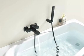 AREZZO design CUBEFIELD kádcsaptelep szett, fekete