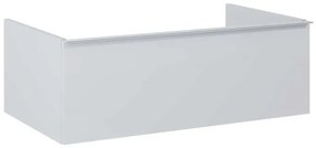 AREZZO design MONTEREY 80 cm-es alsószekrény 1 fiókkal Matt Szürke színben, szifonkivágás nélkül
