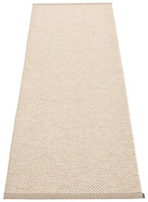 Krémszínű kültéri-beltéri futószőnyeg 70x200 cm Effi Mud – Pappelina