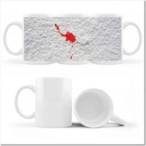 Fotó bögre Vér a hóban