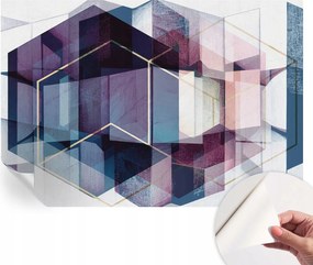 Öntapadós fotótapéta falra 3D Loft Geometrikus kockák 152x104