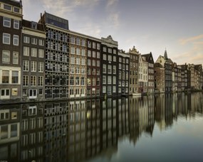 Poszter 50x40cm Csatorna Amszterdam városon keresztül 7, Assaf Frank