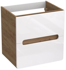 Strama Lupo szekrény 59.5x45.6x60.5 cm Függesztett, mosdó alatti fehér 22.101.00