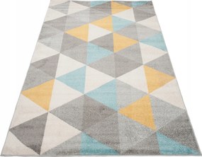 Lazur Szőnyeg 160x220 Fríz Divatos Modern Színes Pasztell Soft