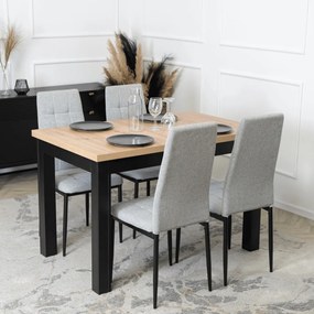 Étkező Szék Szürke TEX