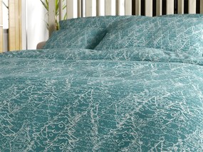 Pamut ágynemű FROSTLINE kékeszöld Ágyneműhuzat mérete: 70 x 90 cm | 140 x 200 cm
