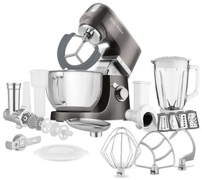 Sencor - Konyhai robotgép rozsdamentes acél tállal 1000W/230V szürke