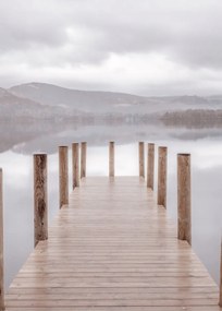 Poszter 50x70cm Móló Derwentwater 2-ben, Assaf Frank
