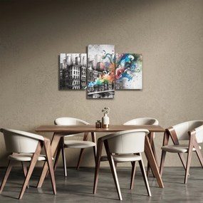 Kép - Ipari élet (90x60 cm)