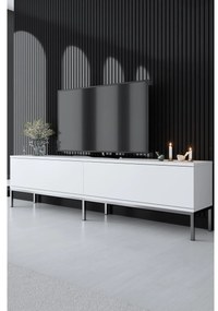 TV asztal/szekrény Vibubi 2 (fehér + ezüst) . 1095391