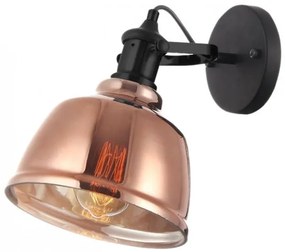 Lámpa Fali lámpatest MUSCARI IIB,4012,AC220-240V,50/60Hz,1*E27, IP20,egy, borostyán