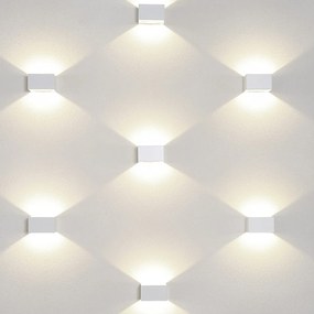 Nowodvorski LIA kültéri fali lámpa, fehér, Beépített LED, 1x6W, 648 lm, TL-6913