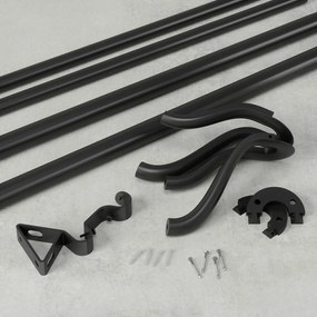 Acél bővíthető függönykarnis 107 - 305 cm Midnight – Umbra