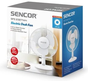 Sencor SFE 2327WH asztali ventilátor, fehér