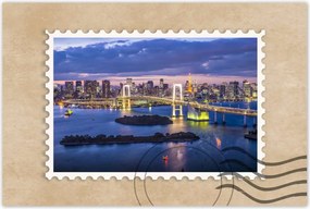 Poszterek 90x60 Szivárványhíd Tokióban