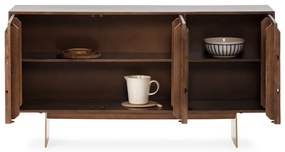 Barna mangófa komód 145x76x40 cm Trisha – MOME