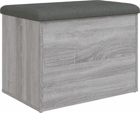 vidaXL szürke sonoma színű szerelt fa tárolópad 62 x 42 x 45 cm