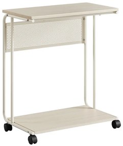 Lerakóasztal 55 × 32 × 66 cm, MDF, fehérített tölgy CRM