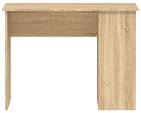 sonoma tölgy színű szerelt fa íróasztal 100 x 55 x 75 cm