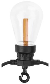 Napelemes LED dekorációs fényfüzér 10xLED/0,6W/1,2V 4,5m IP44 800 mAh