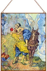 Van Gogh-Jó szamaritánus üvegkép, falikép
