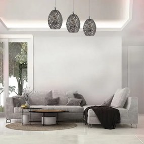 Csillár zsinóron BELIZE 3xE27/60W/230V