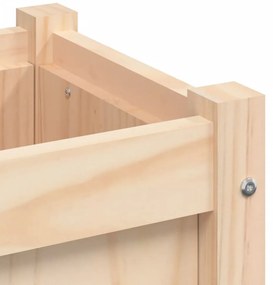 vidaXL tömör fenyő kerti virágláda 150 x 50 x 50 cm