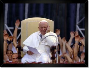 Poszterek keretben 40x30 II. János Pál pápa