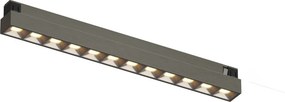DK/EU-5771-DN Shine Track light, GRILL 3000 series, L231*W19*H27, LED, 48V DC, 10W, RA≥90, 3000K, IP20, dark nickel color, aluminum — DK/EU-5771-DN