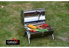 Cattara Double faszenes utazó grill, 42 x 38 x 26 cm