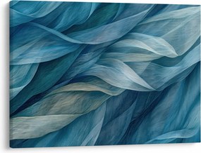 Kép - Kék és fehér fodrok (70x50 cm)