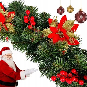 Girland 300 cm karácsonyfa Girlandok karácsonyi lánc Sűrű, Mint Az Élő