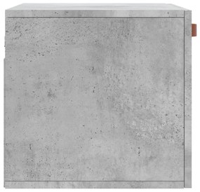 betonszürke szerelt fa faliszekrény 60 x 36,5 x 35 cm