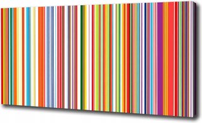 Vászonkép Színes csíkok 120x60 cm