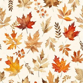 Flanel ágyneműhuzat LEAVES & PUMPKINS színes Ágyneműhuzat mérete: 70 x 90 cm | 140 x 220 cm