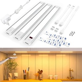 Wobsion Led lámpa, szabályozható, érintésmentes érzékelővel 30cmx 3db