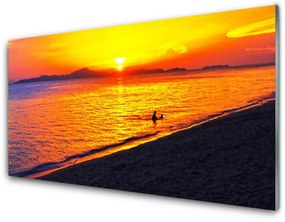 Üvegkép Sun Sea Beach Landscape 140x70 cm