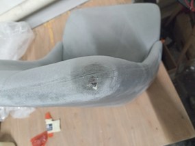 AKCIÓ Világosszürke bársony étkezőszék IMOLA II. osztály