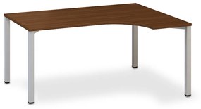 ProOffice B ergonomikus asztal 180 x 120 cm, jobb, dió