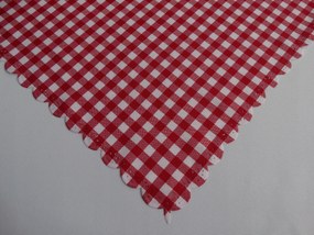 Mg Abrosz Kockás 1x1cm Piros lengyel 60x120cm