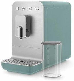 SMEG automata kávéfőző BCC13 cappuccinohoz 19 rúd tejadagolóval, 1,4l, smaragdzöld - Smeg