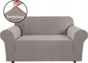 Kanapé huzat 2 személyes, Spandex, 145-178 cm, Bézs