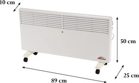 Asama elektromos fűtőtest 1250W/2500W