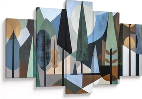 Kép - Természetes geometriai absztrakció II. (150x105 cm)