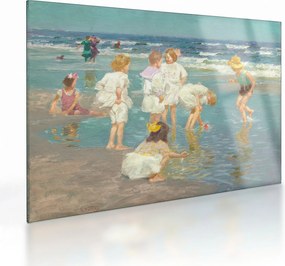 Üveg kép - Edward Henry Potthast, A Holiday, reprodukciók (70x50 cm)